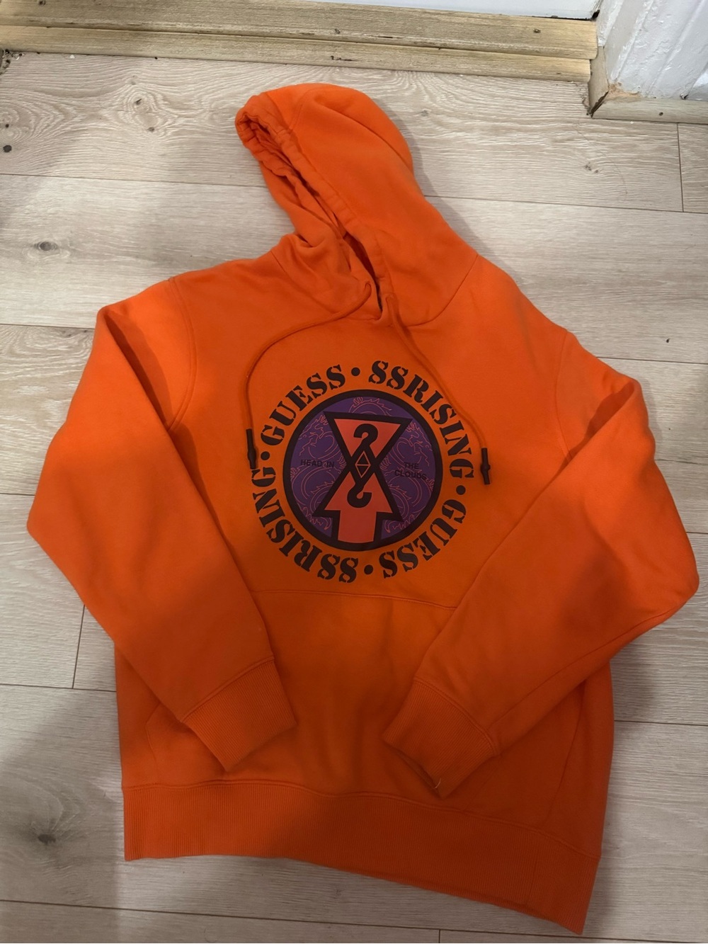 Guess x 88 Rising Orange Hoodie